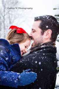 winter family portrait