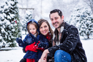 winter family portrait