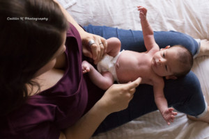 newborn photos at home