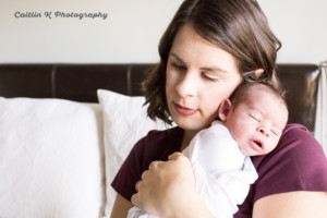 newborn photos at home