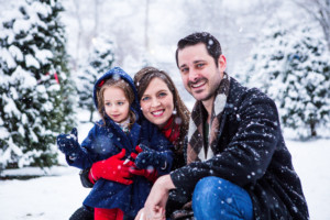 family winter photo session