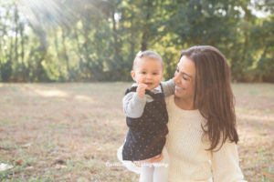 mom and baby portraits