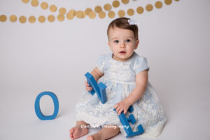 first birthday toddler portrait