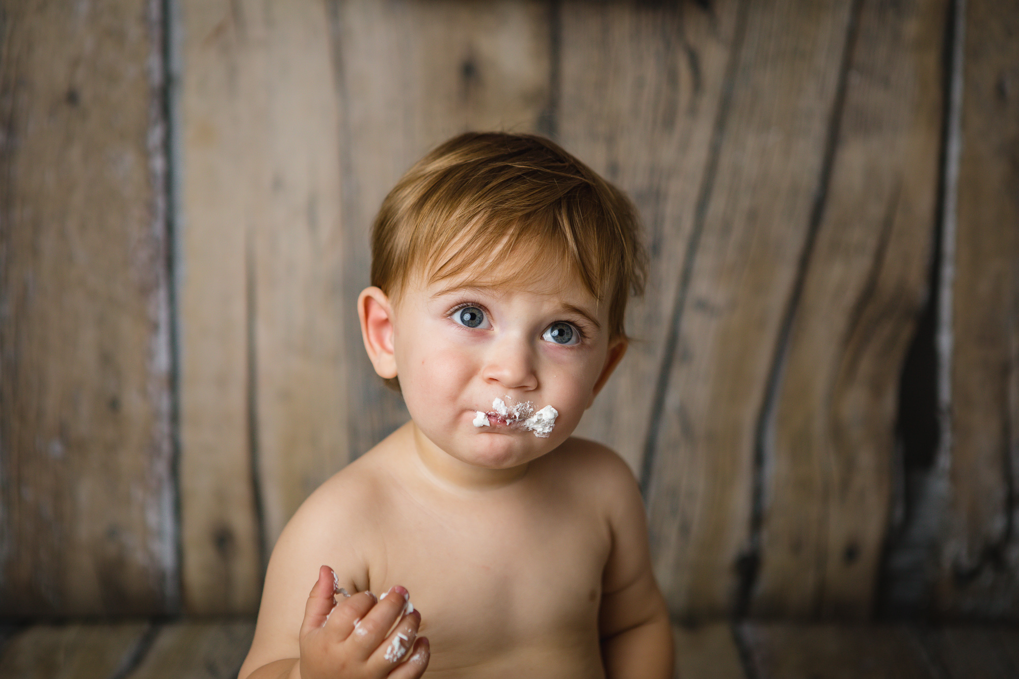 cake smash portrait