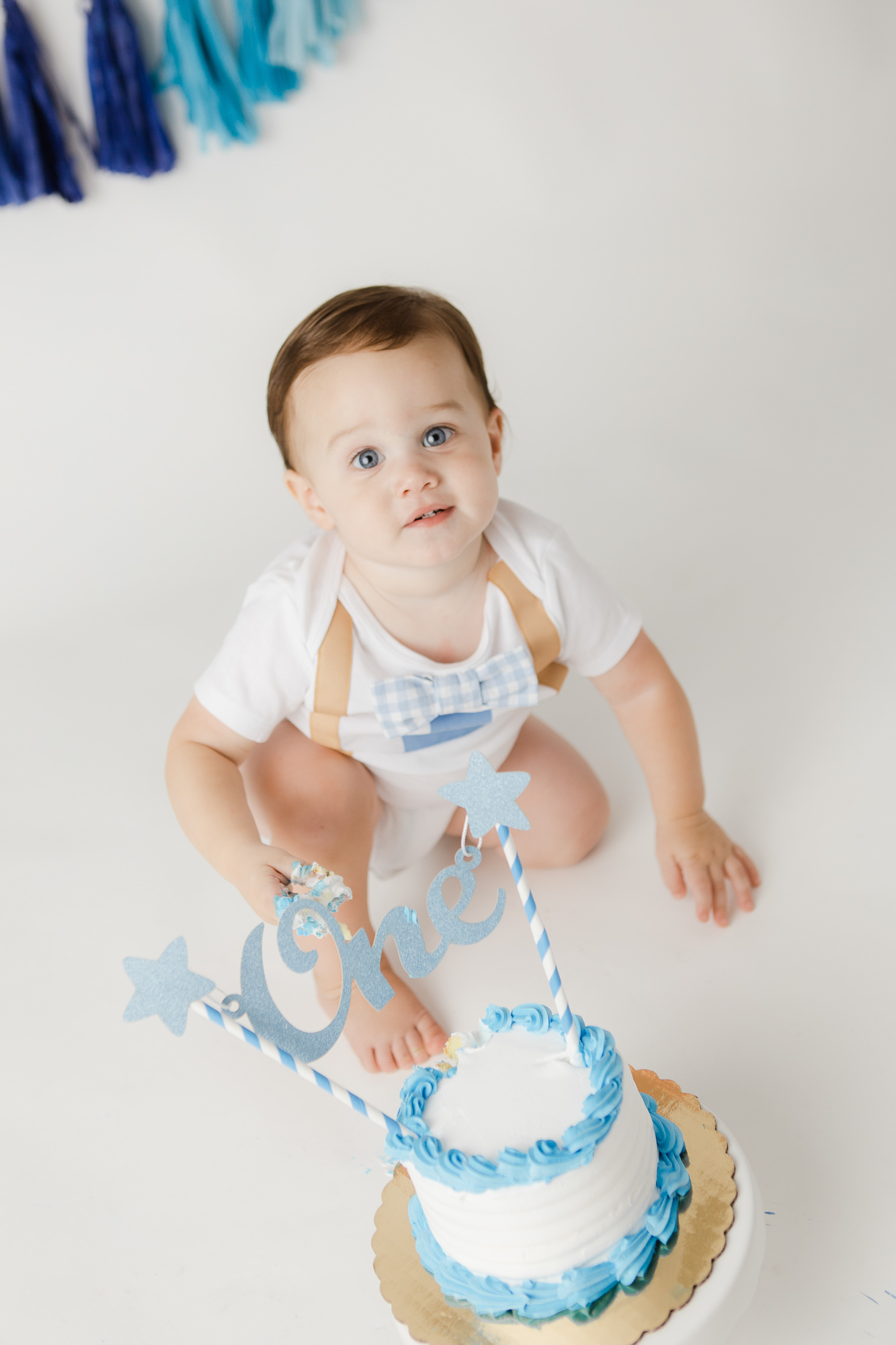 cake smash portrait