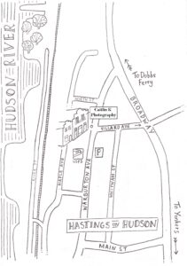 artist rendering map of 603 warburton ave studio location