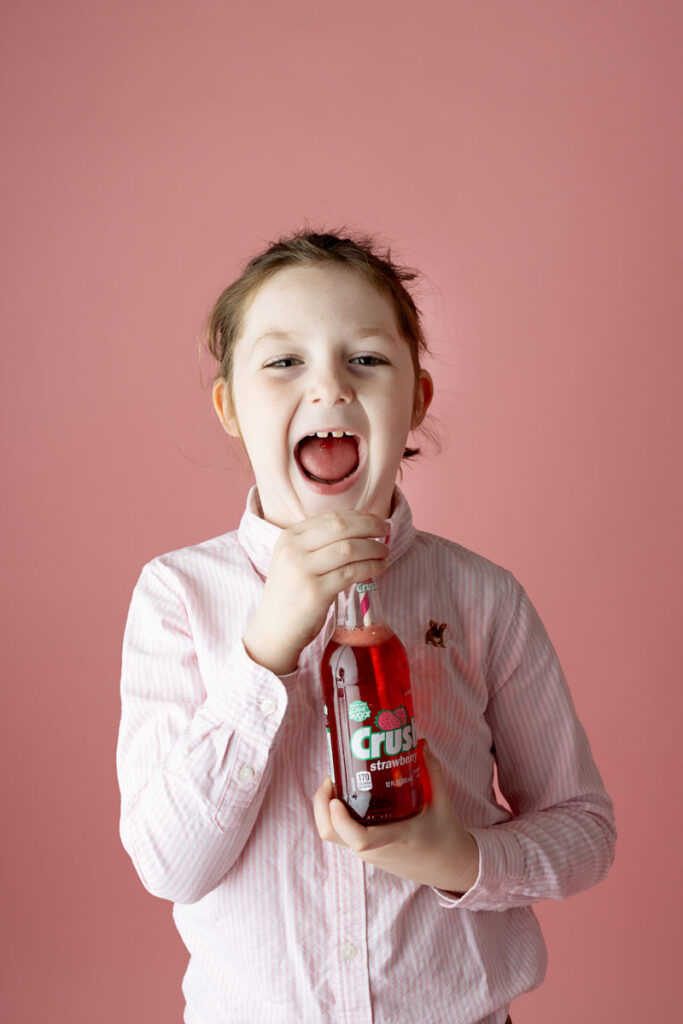 boy drinking soda